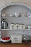 Contrast in the cottage kitchen