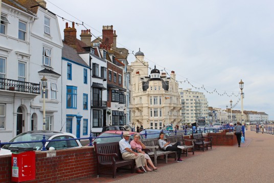 Cute houses at the seafront